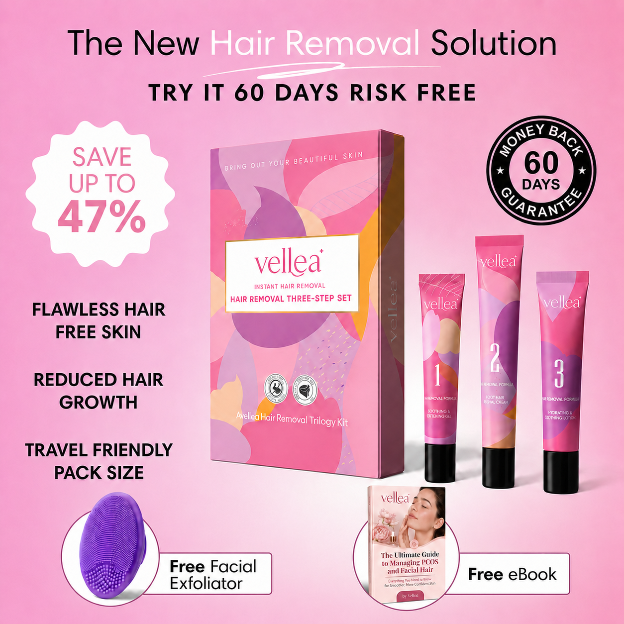 Hair Removal Trilogy Kit