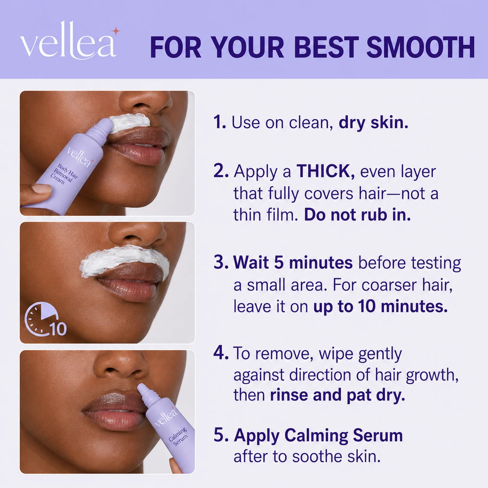 PureSilk Touch® by Vellea™ - Crema depilatoria Indolore
